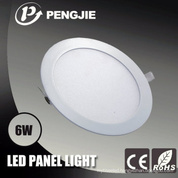 New Products CE RoHS 6W LED Panel Lighting Manufacturer